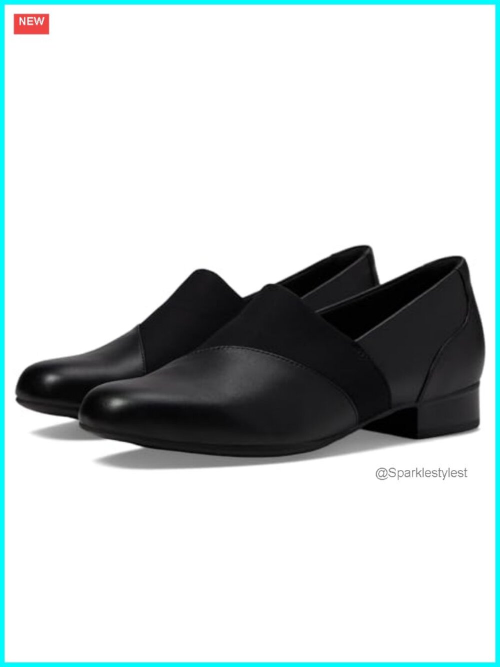 Clarks Juliet Gem Women's Leather Loafers Slip-On Comfort Shoes